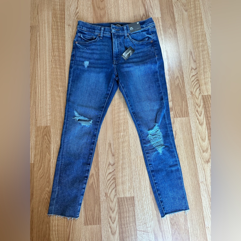 Express skinny mid rise jeans size 8P